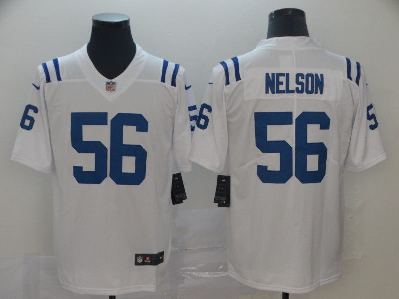 Men Indianapolis Colts #56 Nelson White Nike Vapor Untouchable Limited NFL Jersey->indianapolis colts->NFL Jersey